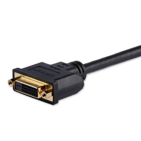 Cable hdmi a dvi - d startech 0.20m - macho - hembra - negro