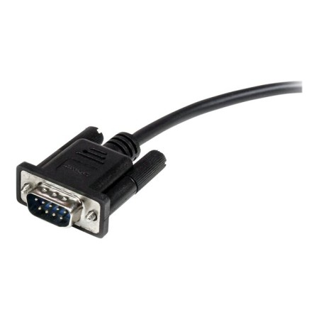 Cable db9 startech 1m - macho - hembra - negro