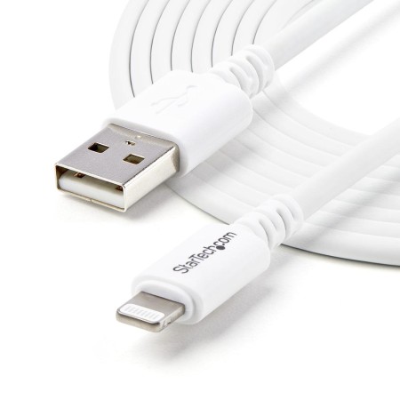 Cable lightning a usb tipo a startech 1m - macho - macho - blanco
