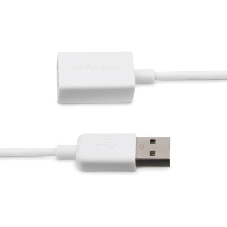 Cable usb tipo a startech 3m - macho - hembra - blanco