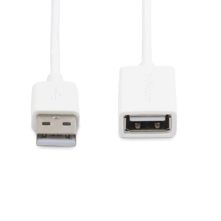 Cable usb tipo a startech 3m - macho - hembra - blanco