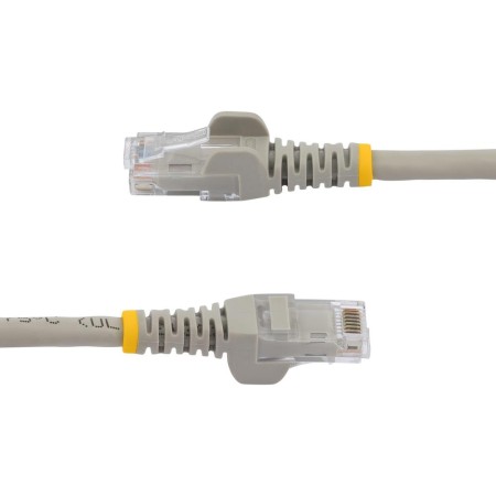 Cable de red startech latiguillo rj45 utp cat6 5m gris