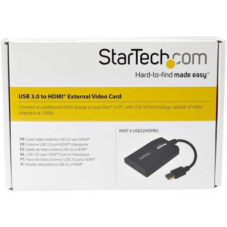 Adaptador usb tipo a a hdmi startech macho - hembra - negro