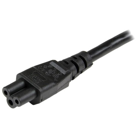 Cable schuko a c5 startech 1m - macho - hembra - negro