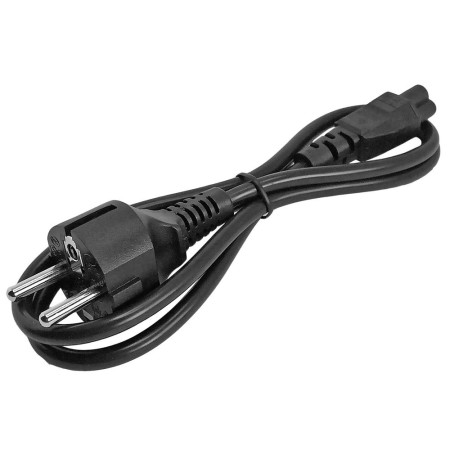 Cable schuko a c5 startech 1m - macho - hembra - negro