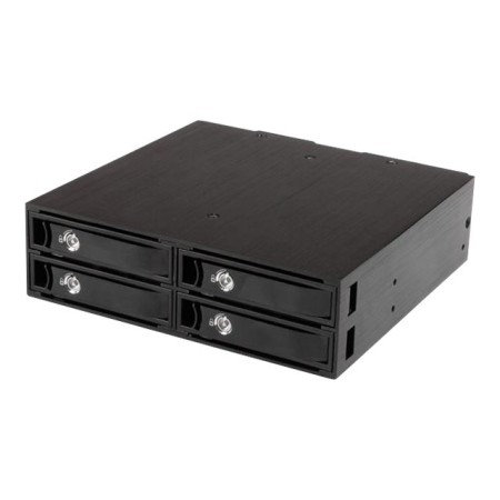 Rack movil startech 5.25 pulgadas 4x 2.5 pulgadas