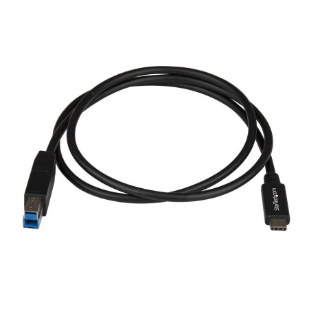Cable usb tipo c a usb tipo b startech 1m - macho - macho - negro
