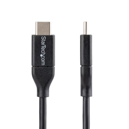 Cable usb tipo c startech 0.5m - macho - macho - negro
