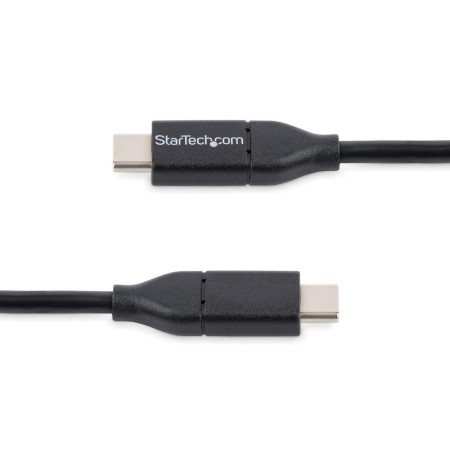 Cable usb tipo c startech 0.5m - macho - macho - negro