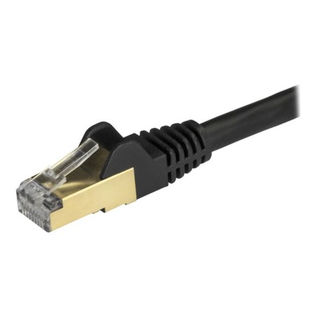 Cable de red startech latiguillo rj45 stp cat6a 1m negro