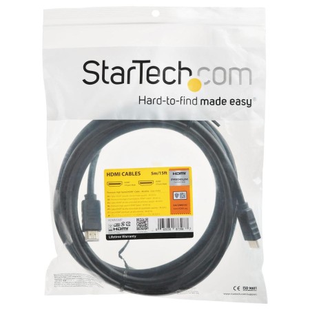 Cable hdmi 4k startech 5m - macho - macho - negro