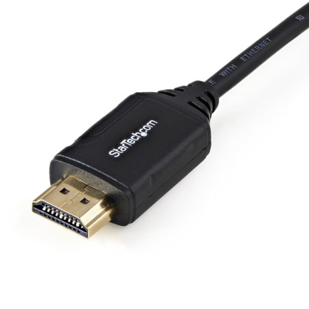 Cable hdmi 4k startech 0.5m - macho - macho - negro