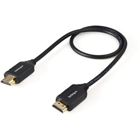 Cable hdmi 4k startech 0.5m - macho - macho - negro