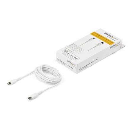 Cable lightning a usb tipo c startech 2m - macho - macho - blanco