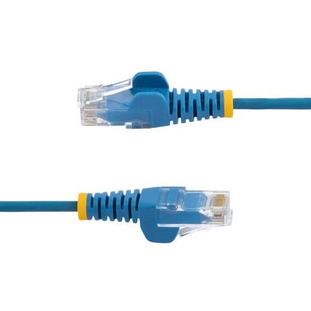 Cable de red startech latiguillo rj45 lszh utp cat6 1m azul
