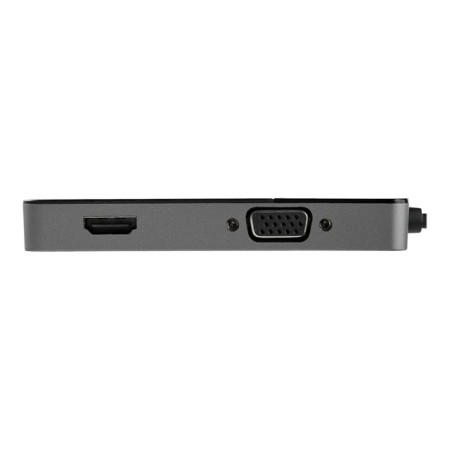 Adaptador usb tipo a a hdmi - vga startech - macho - hembra - negro - plata