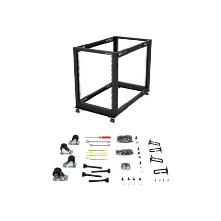 Rack de marco abierto startech 15u 19 pulgadas