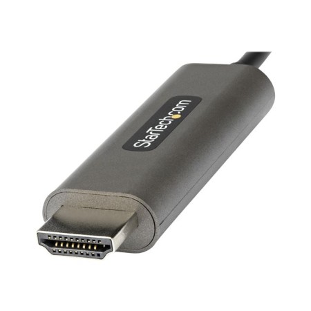 Cable usb tipo c a hdmi 4k startech 2m - macho - macho - negro