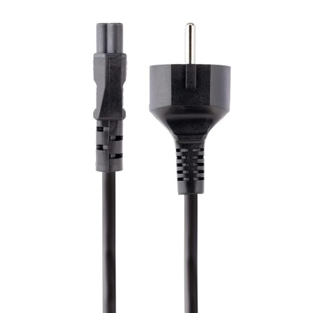 Cable schuko a iec c5 startech 3m - macho - hembra - negro