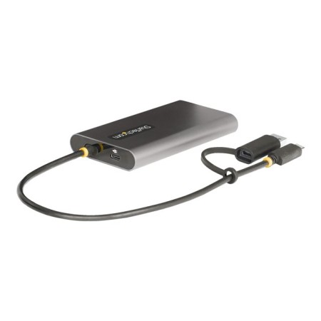Adaptador usb tipo c - usb tipo a a 2x hdmi startech 0.3m - macho - hembra - gris