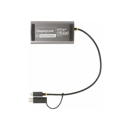 Adaptador usb tipo c - usb tipo a a 2x hdmi startech 0.3m - macho - hembra - gris