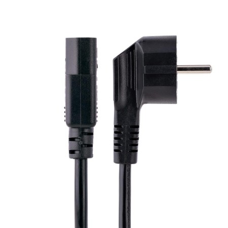 Cable schuko a iec c13 startech 3m - macho - hembra - negro