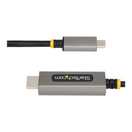Cable usb tipo c a hdmi startech 2m - macho - macho - gris