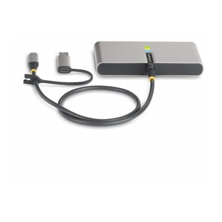 Hub startech usb tipo c - usb tipo a 5 en 1