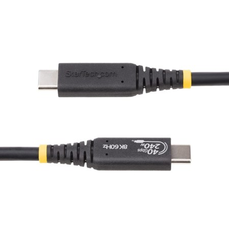 Cable usb tipo c startech 1m - macho - macho - negro