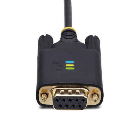 Cable usb tipo a a rs232 db9 startech 1m - macho - hembra - negro