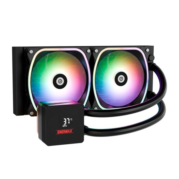 Kit refrigeracion liquida cpu enermax aquafusion ii 240mm gaming 2 x12cm