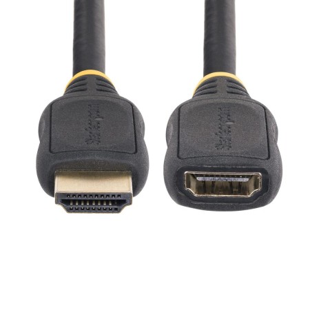 Cable hdmi 4k startech 0.5m - macho - hembra - negro