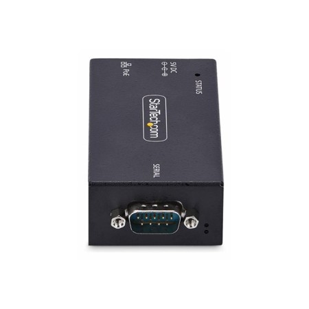 Adaptador rs232 a ethernet poe startech macho - hembra