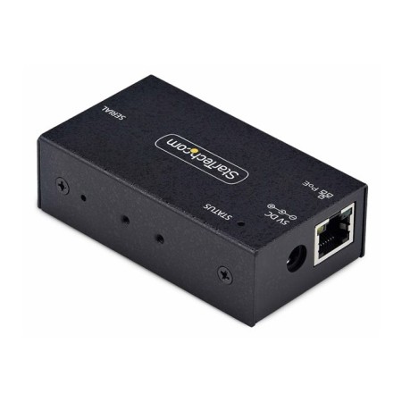 Adaptador rs232 a ethernet poe startech macho - hembra