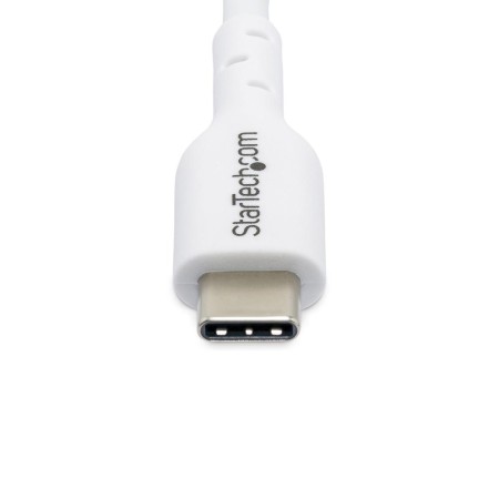 Cable usb tipo c startech 2m - macho - macho - blanco