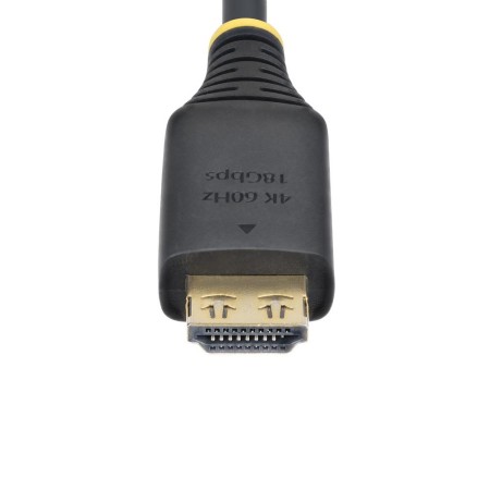 Cable hdmi con agarre startech 2.4m - macho - macho - negro