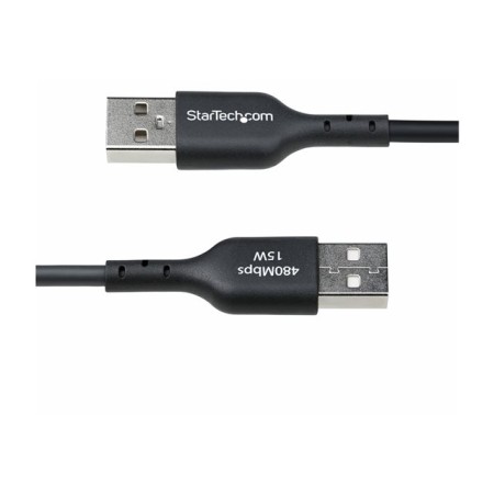 Cable usb tipo a a usb tipo c startech 0.3m - macho - macho - negro