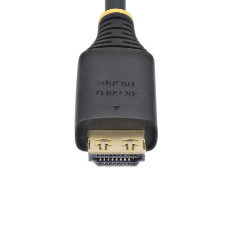 Cable hdmi 4k con agarre startech 0.50m - macho - macho