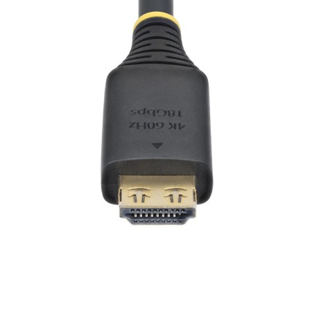 Cable hdmi 4k con agarre startech 5m - macho - macho - negro
