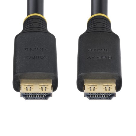 Cable hdmi 4k con agarre startech 10m - macho - macho - negro