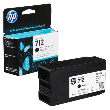 Cartucho de Tinta Original HP nº712/ Negro