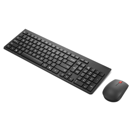 Teclado + raton lenovo essential inalambrico negro