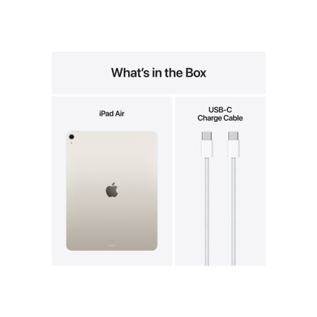 Apple ipad air 8gb 1tb wifi starlight 13 pulgadas - ips - 12mpx