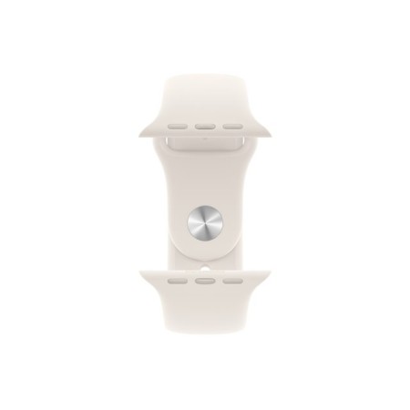 Apple Watch SE3/ GPS/ 44mm/ Caja de Aluminio Blanco Estrella/ Correa Deportiva Blanco Estrella M/L