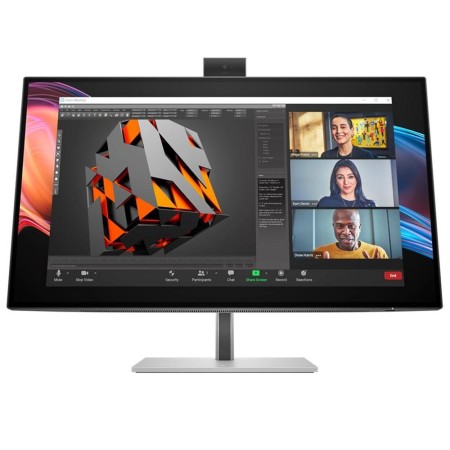 Monitor Profesional HP Pro serie 7 27″/ 4K/ Webcam/ Multimedia/ Regulable en Altura/ Plata