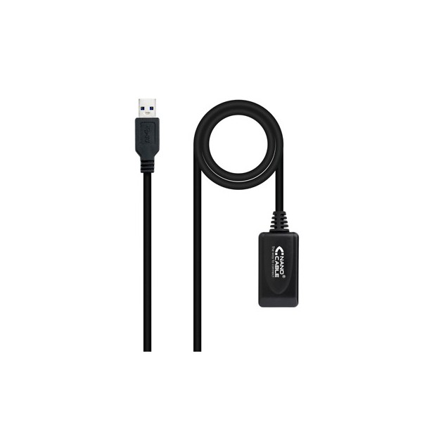 Cable prolongador nanocable con amplificador usb 3.0 usb - a - m - usb - a - h 5 m