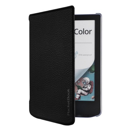 Pocketbook funda transparente shell cover black ww version color negro