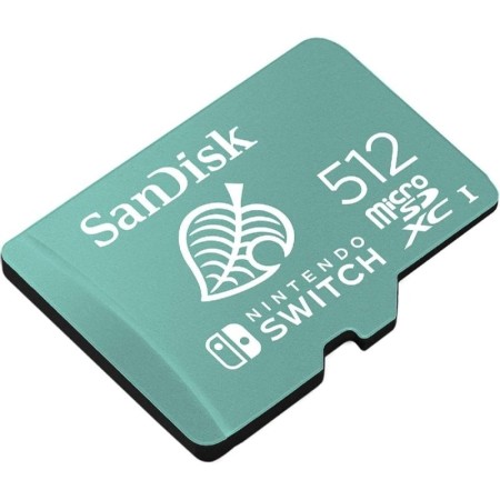 Tarjeta de Memoria SanDisk Nintendo Switch 512GB microSD XC UHS-I/ Clase 10/ 100MBs