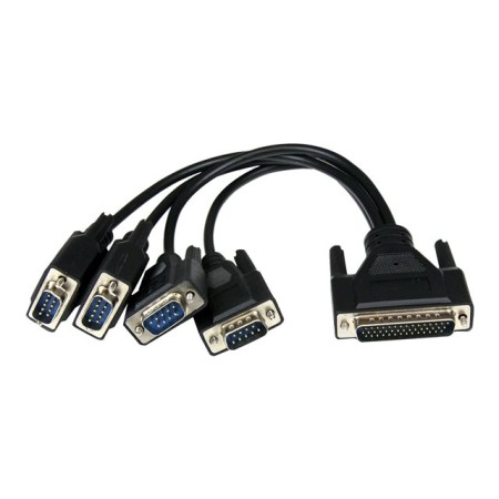Tarjeta de puertos startech pci express pcie de 4 puertos serie serial combo rs232 y rs485 rs422