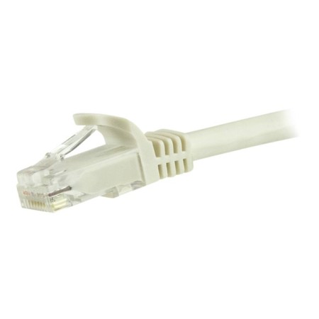 Cable de red startech latiguillo rj45 utp cat6 3m blanco